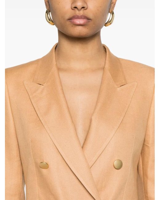 Tagliatore Natural Double-Breasted Blazer