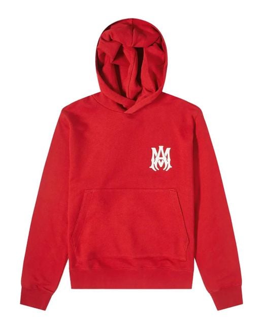 Amiri Men's Red Ma Core Logo Hoodie