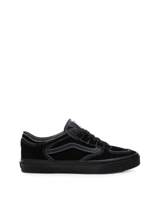 Vans Black Rowley Classic Contrast-Stitch Sneakers