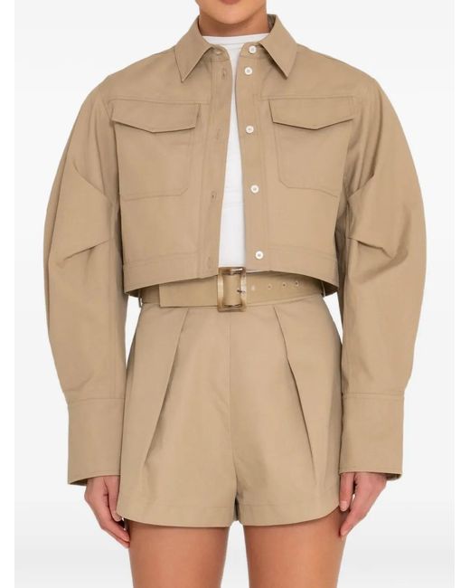 Sans Faff Natural Torino Cropped Jacket