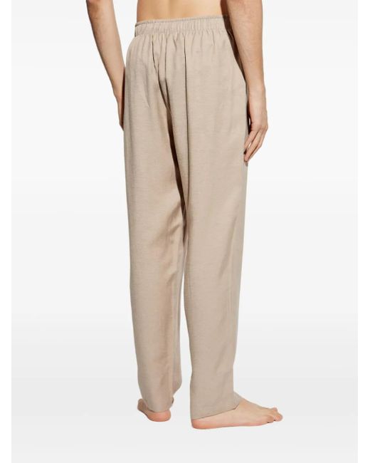 Hanro Natural Pleat-Detail Trousers for men