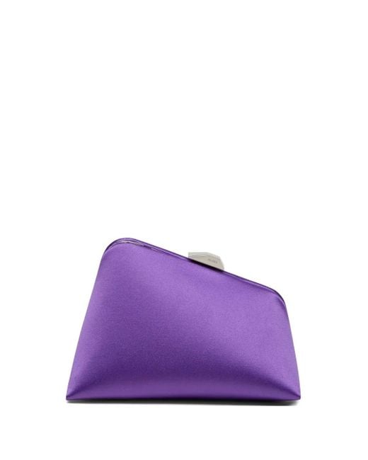 The Attico Purple Midnight Clutch