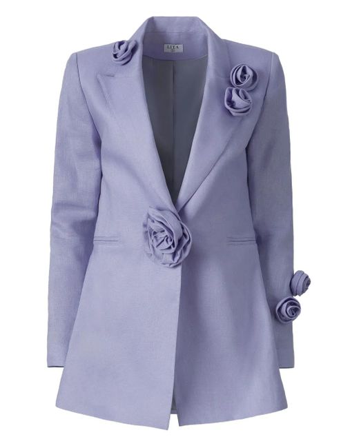 Lita Couture Blue Noor Blazer
