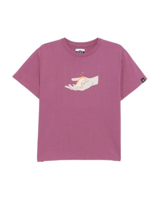 SPORT b. by agnès b. Pink Dino-Print T-Shirt