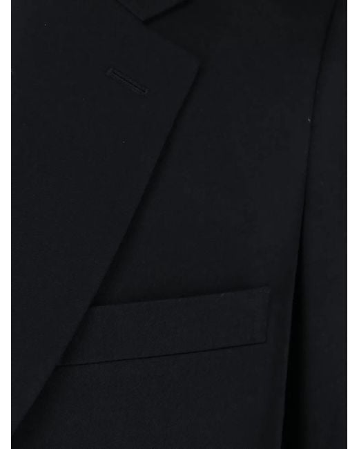 メンズ Comme des Garçons ウール ジャケット Black