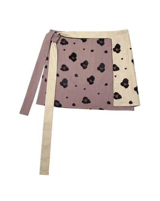 ORSINA Multicolor Animal-Print Wrap Mini Pareo