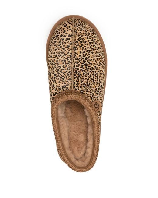 UGG Tasman Speckles Leopard-print Slippers in Brown Lyst UK