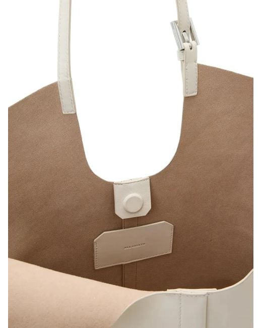 AllSaints Ara バックル ハンドバッグ White