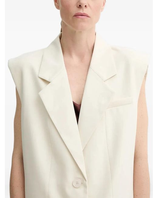 Gilet Smanicato di Gestuz in White
