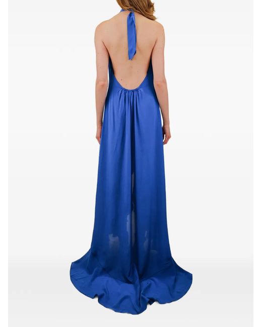 Azeeza Blue Bari Ruffled Dress