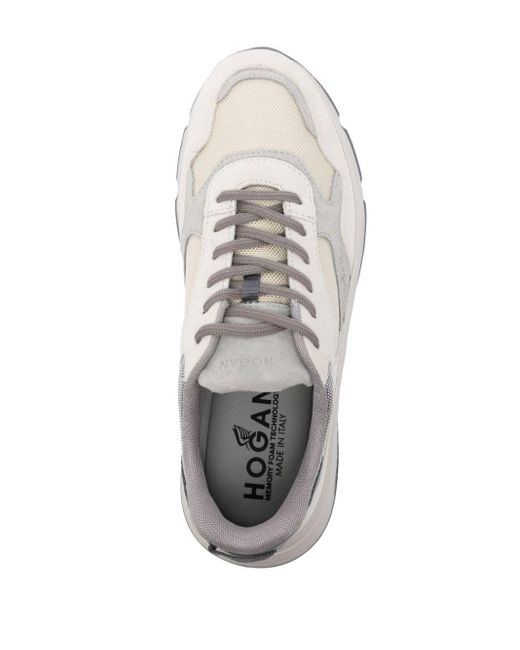 Hogan Hyperlight Sneakers aus Wildleder in White für Herren
