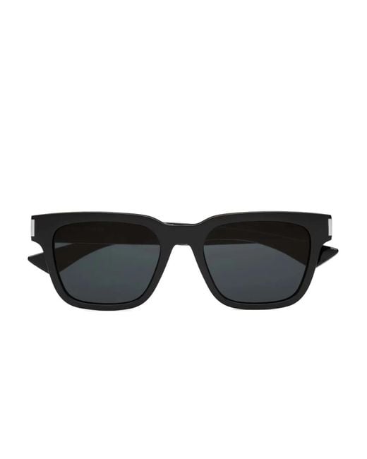 Saint Laurent Black Square-Frame Sunglasses for men
