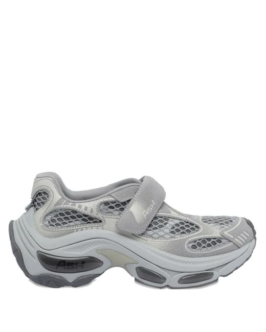 Ash Gray Sneakers mit Klettverschluss