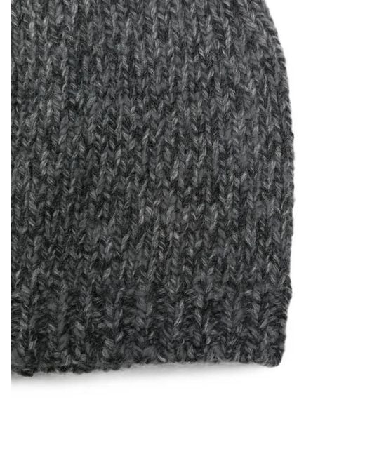 Our Legacy Gray Beanie Hat for men