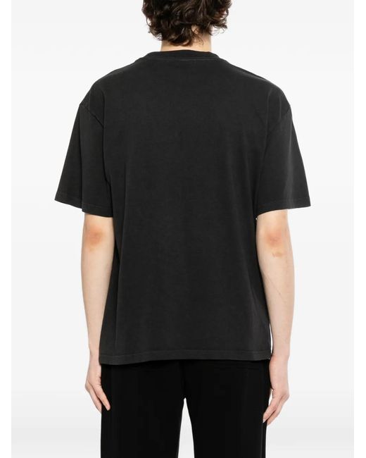 Melt Black Statue Graphic T-Shirt for men
