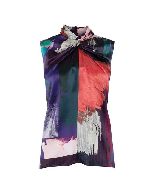 Roksanda Blue Ava Pictorial-Print Blouse