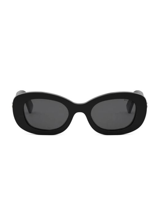 BVLGARI Black Geometric-Frame Sunglasses