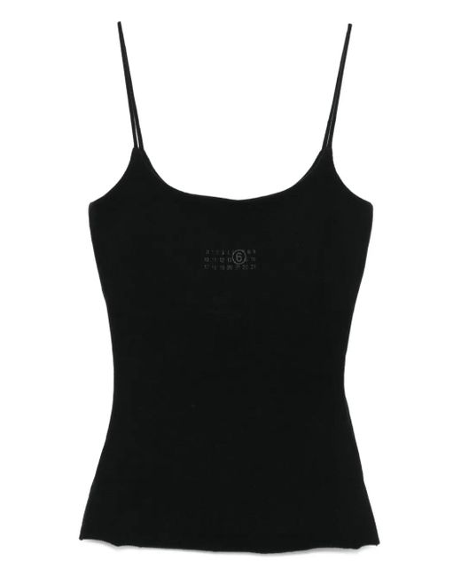 MM6 by Maison Martin Margiela キャミソール Black