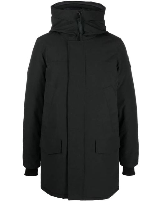 Canada Goose Black Langford Hooded Down Coat for men