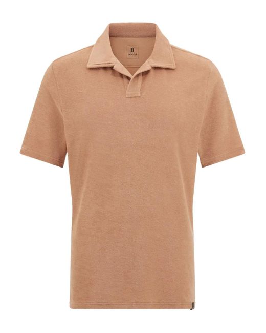 メンズ Boggi Jersey Polo Shirt Natural