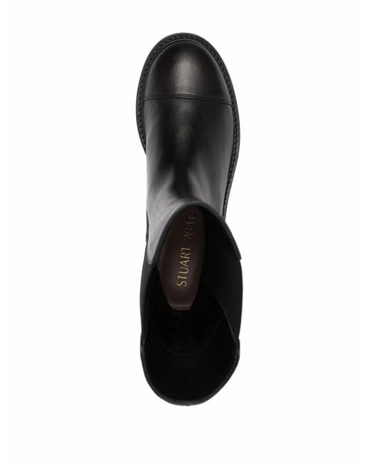 Stuart Weitzman Black Presley Ultralift 60Mm Platform Boots