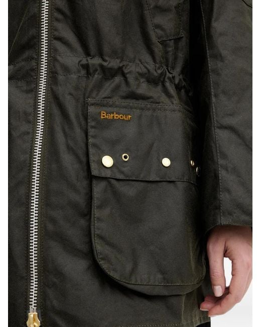 Barbour Black Drawstring Hooded Jacket