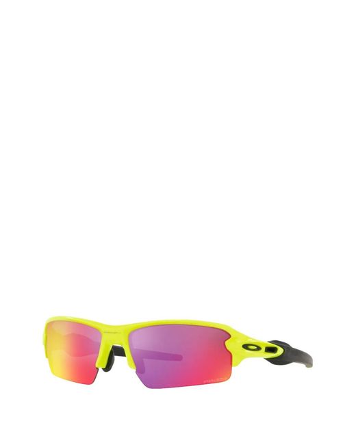 Oakley Pink Flak 2.0 Rectangle-Frame Sunglasses for men