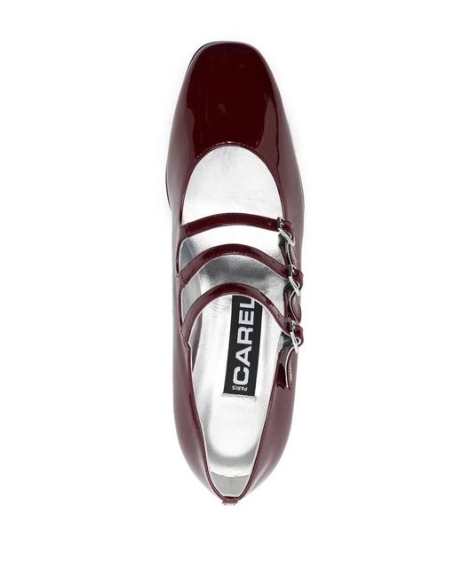 CAREL PARIS Brown Kina Mary Janes Pumps