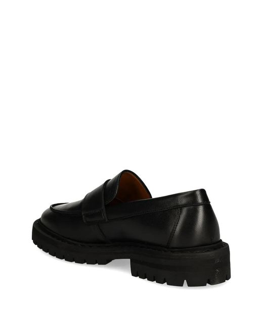 Common Projects Black Leather Loafers