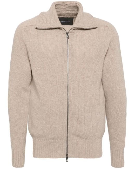 Tagliatore Natural Kaleb Cardigan for men