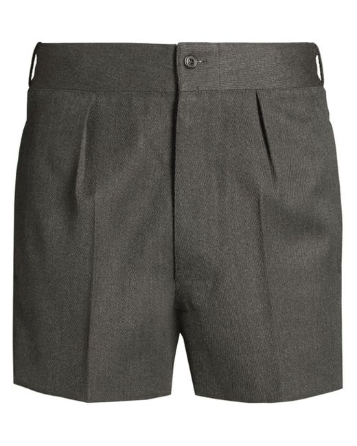 Maison Margiela Gray Mini Tailored Shorts for men