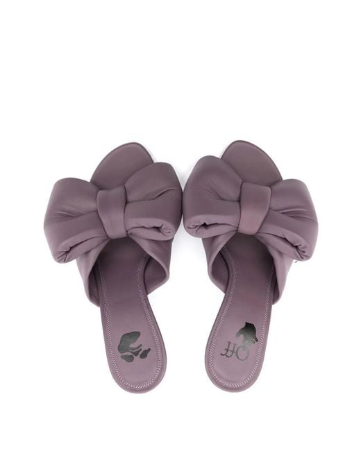 Off-White c/o Virgil Abloh Purple Allen Stiletto Sandals
