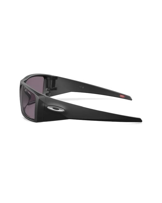 Oakley Black Heliostat Rectangle-Frame Sunglasses