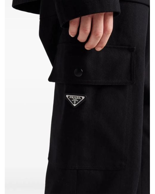 Prada Broek Met Logo in het Blue voor heren