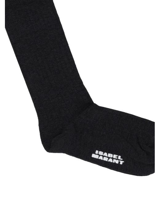 Isabel Marant Black Castel Socks
