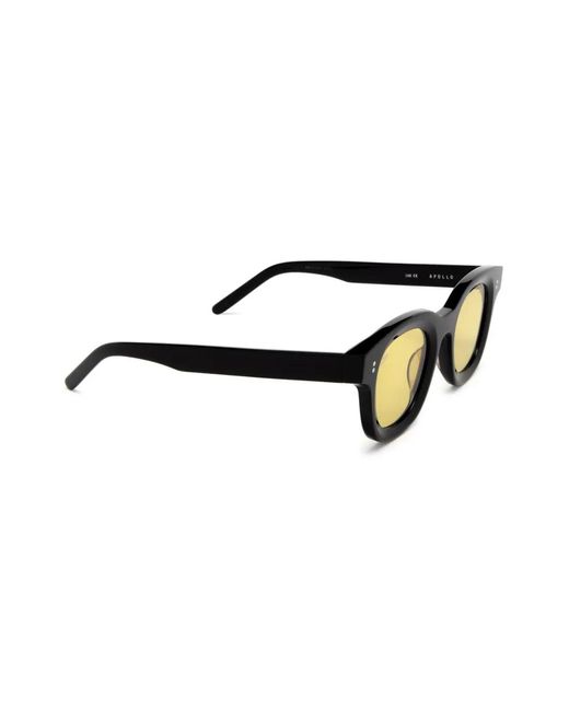 AKILA Black Apollo Square-Frame Sunglasses