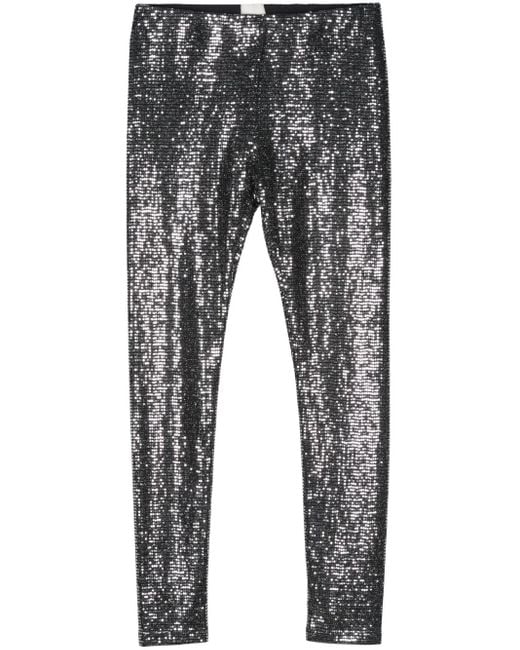 Isabel Marant Gray Joshua Shiny Trousers