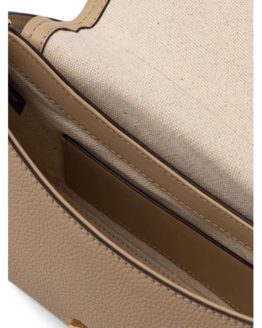 MICHAEL Michael Kors Natural Pebbled Leather Chain-Link Shoulder Bag