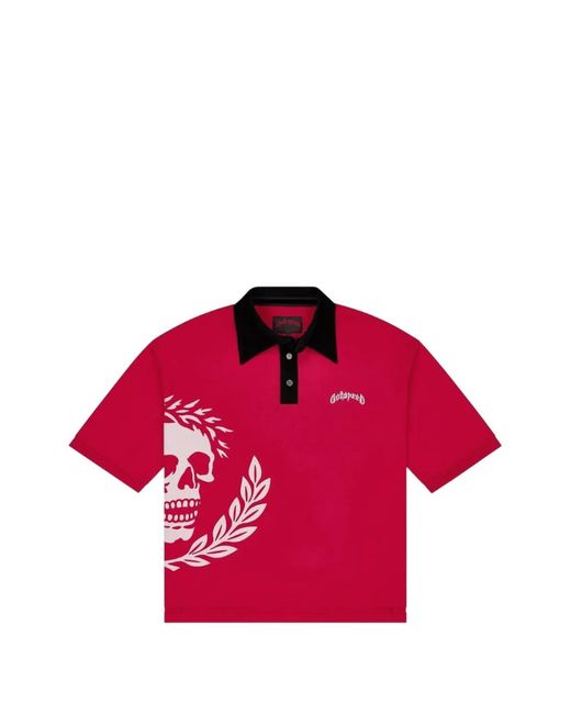 Godspeed Red Victor Crest Polo Shirt for men