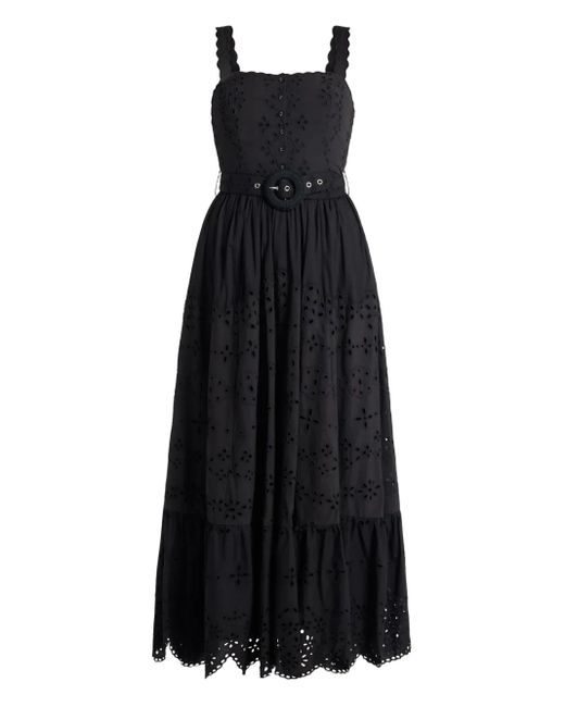 Robe Longue Raga À Bords Festonnés Hemant & Nandita en coloris Black