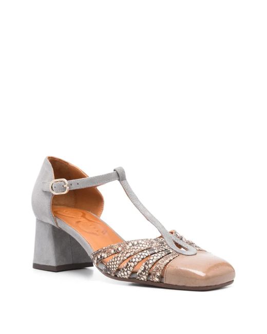 Chie Mihara Gray 50Mm Vudui Pumps