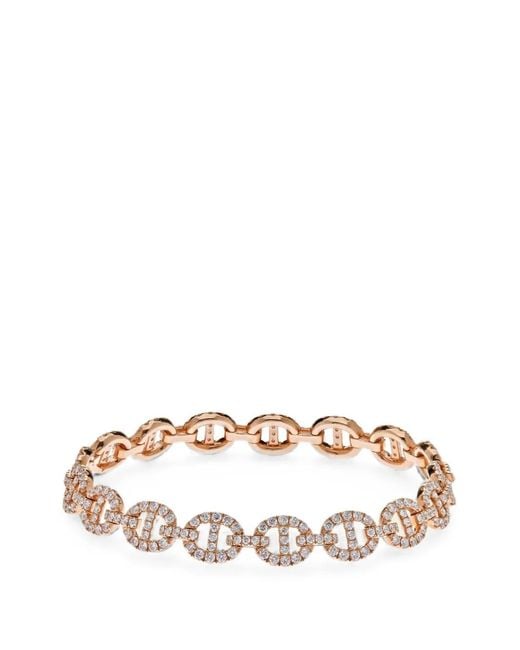 Jewels Aficionado Pink Large-Link Diamond Bracelet