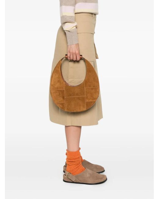Staud Brown Moon Tote Bag