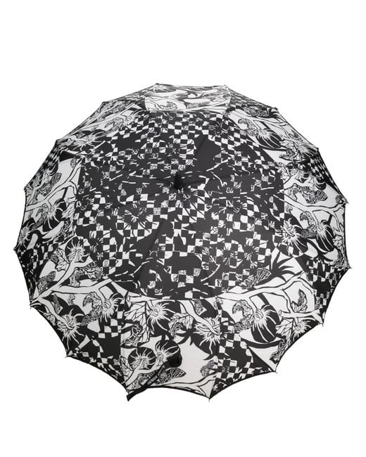 Henrik Vibskov Gray Kalaidoscope Umbrella