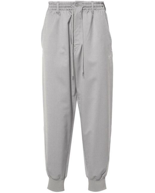 Pantaloni con stampa di Y-3 in Gray da Uomo