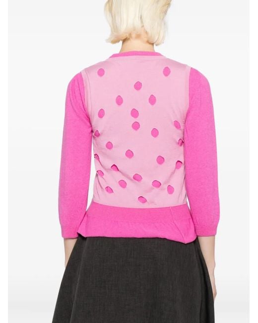Moschino Pink Layered Jumper