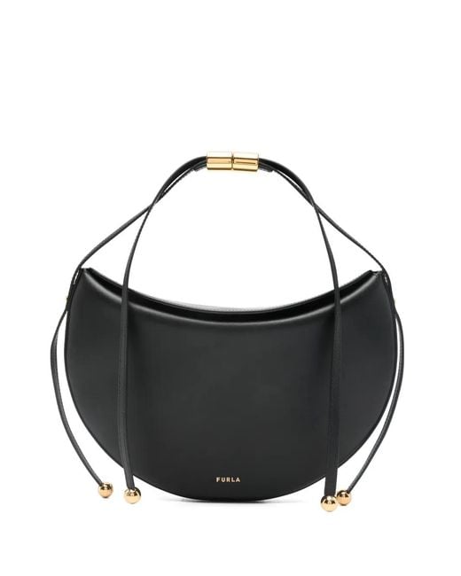 Furla Black Moonstone M Shoulder Bag