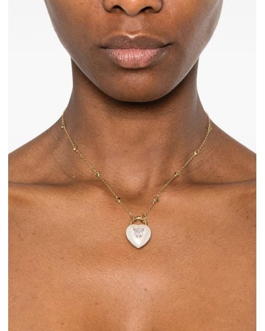 Swarovski White Heart-Pendant Necklace