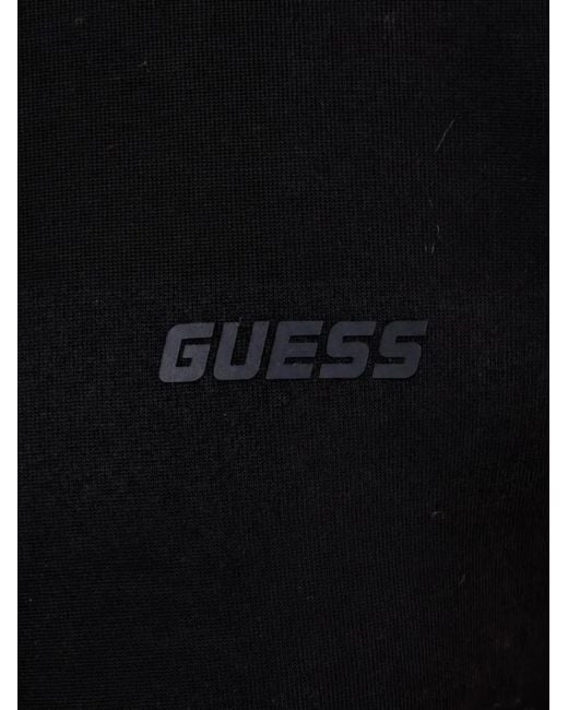 Guess Black Logo-Tape Sweatshirt