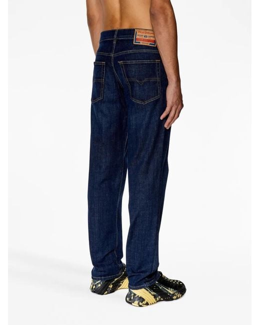 DIESEL Blue 2023 D-Finitive 09F89 Tapered Jeans for men